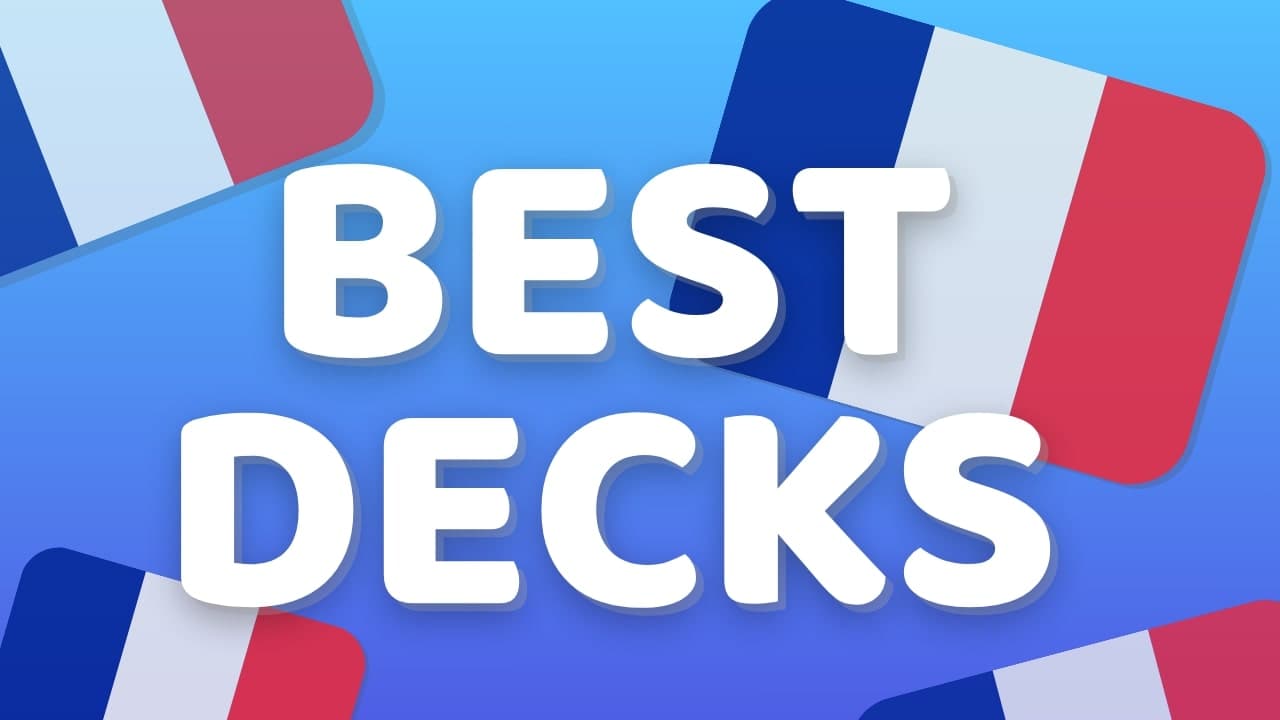 Best French Flashcard Decks 2024